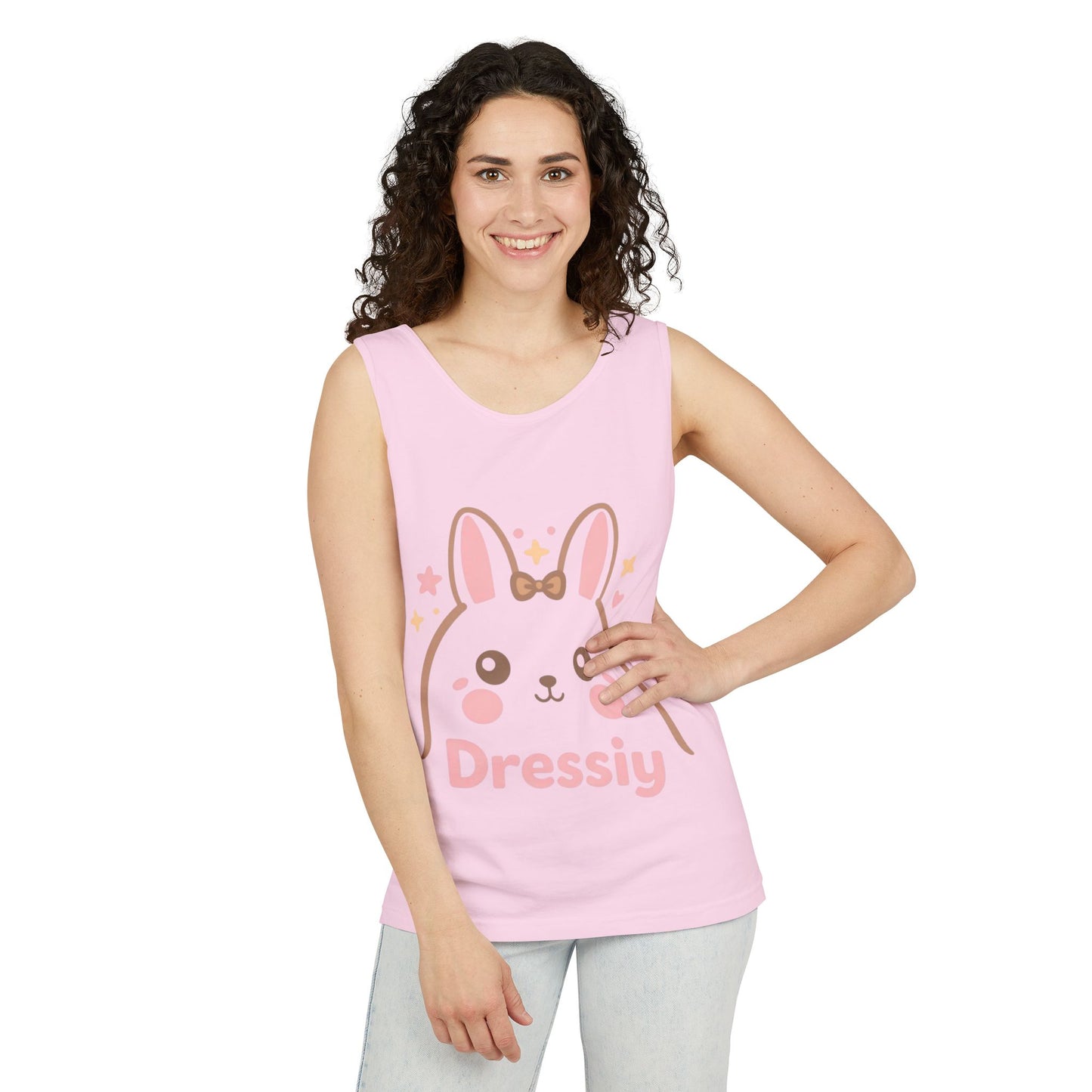 Cute Kawaii Pastel Bunny Tank Top