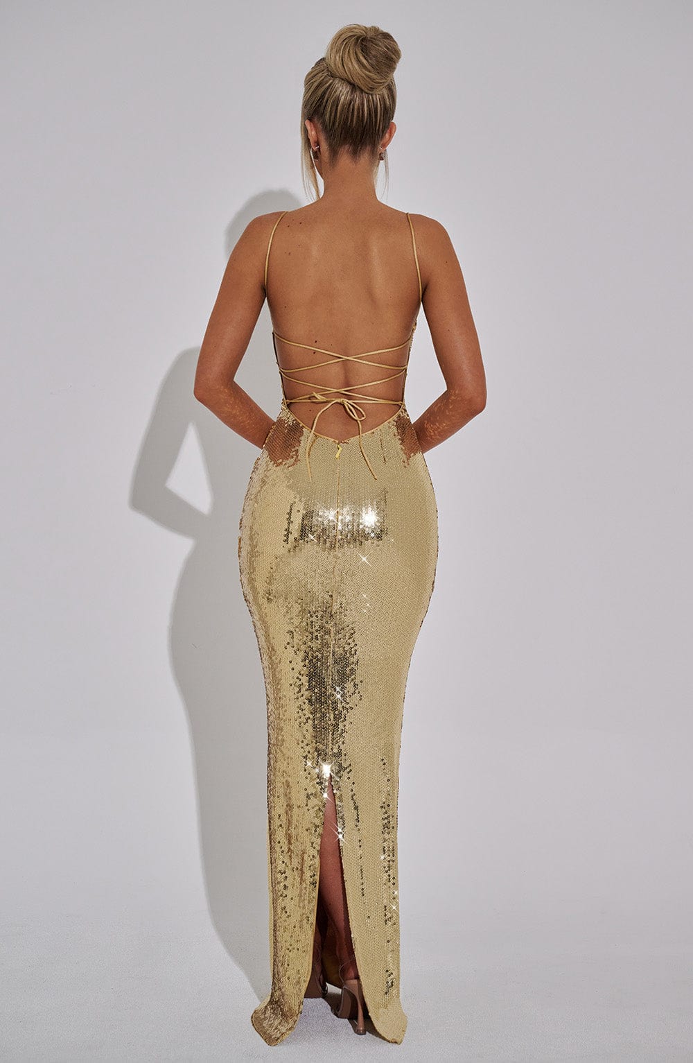 Atari Maxi Dress Gold