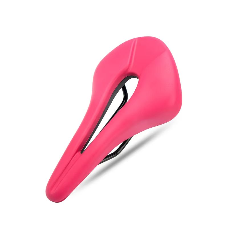 Breathable PU Leather Bike Seat With Hollow Design Soft Comfortable Bicycle Saddle For Road Mount 11