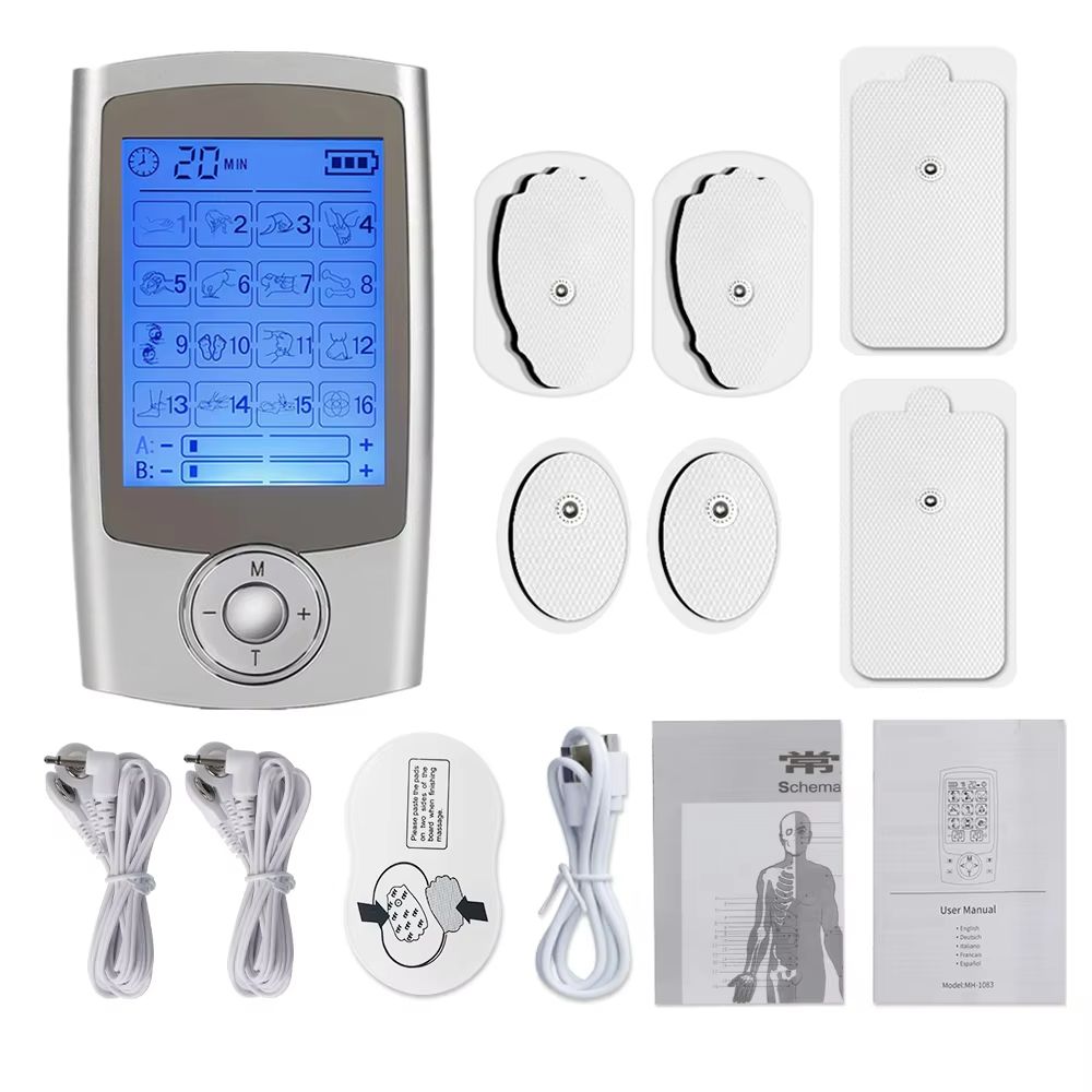 16Mode EMS Muscle Stimulator Electric TENS Massager For Pain Relief Relaxation Body Slimming Ther 7