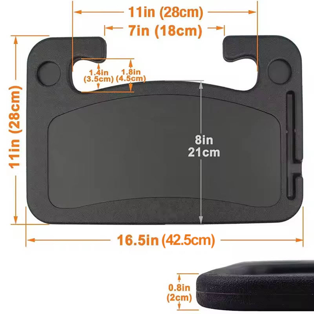 Portable For Chrysler Model Car Steering Wheel Desktop Tray Foods Coffee Tray Board Eat Work Cart Drink Food Goods