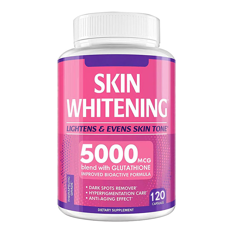 Advanced Multi-Collagen, Glutathione Supplement for Anti-Aging, Skin Radiance, Immunity Support, 120 Capsules