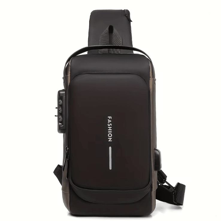 Mens Anti Theft Chest Bag Durable Oxford Crossbody Backpack For Travel And Motorcycle 6