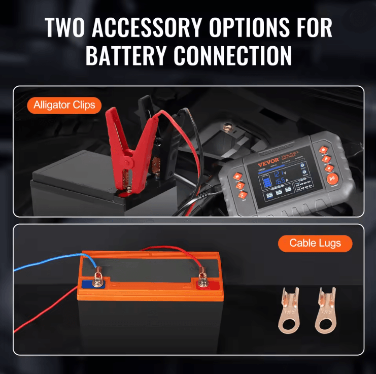 SucceBuy 20 Amp Smart Battery Charger For Lithium LiFePO4 And Lead Acid With LCD Display 3