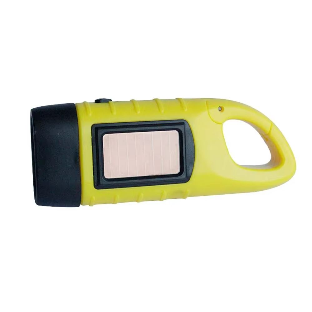 Solar Hand Crank LED Flashlight Portable Camping Lantern With Dynamo Power And Emergency Torch Lig 8