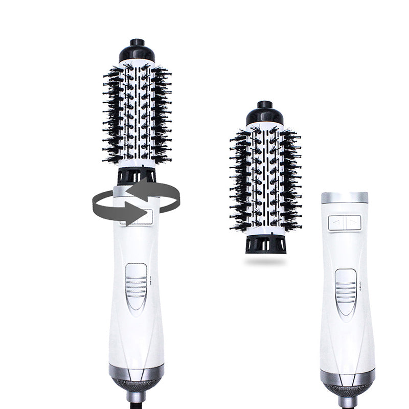 Hot Air Comb 2 In 1 Hair Dryer Brush Rotating Negative Ion Hair Blower Brush Ceramic Hair Curler Electric Hot Air Brush