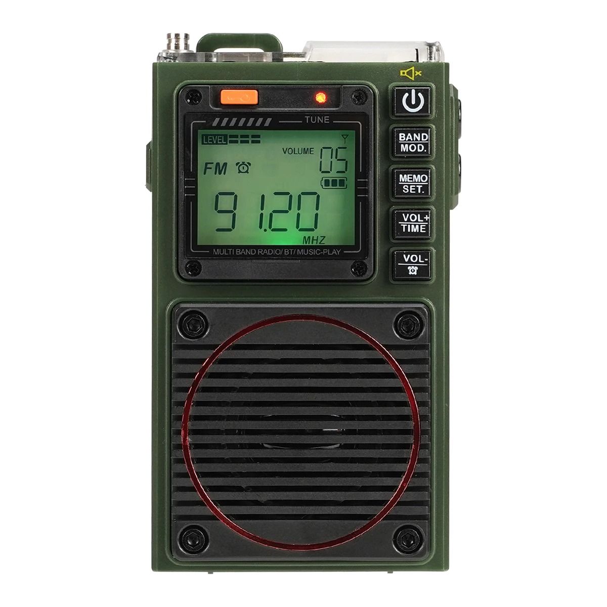 Retekess TR111 Portable AM FM Shortwave Radio With Alarm Clock 6