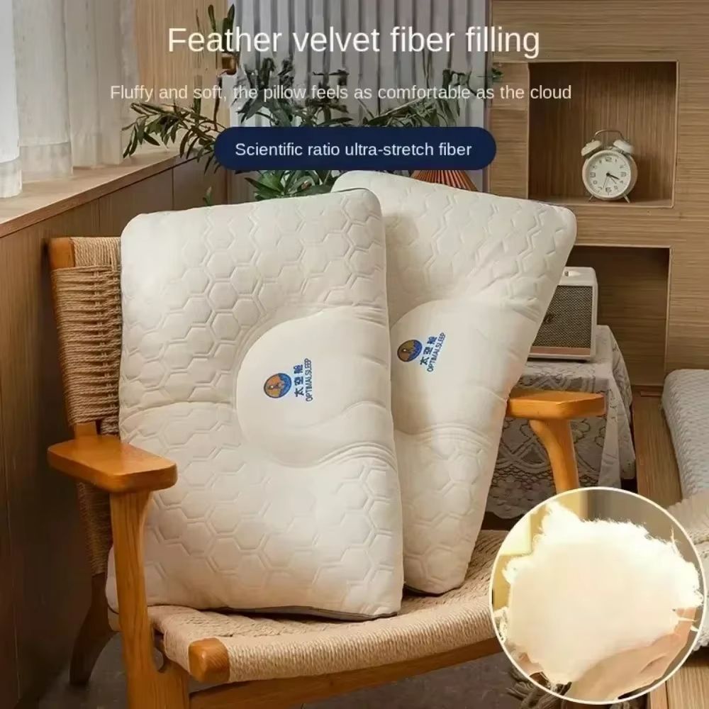 3D Breathable Mesh Neck Pillow Ergonomic Capsule Design With Healthy Porous Fibers For Comfortable 5