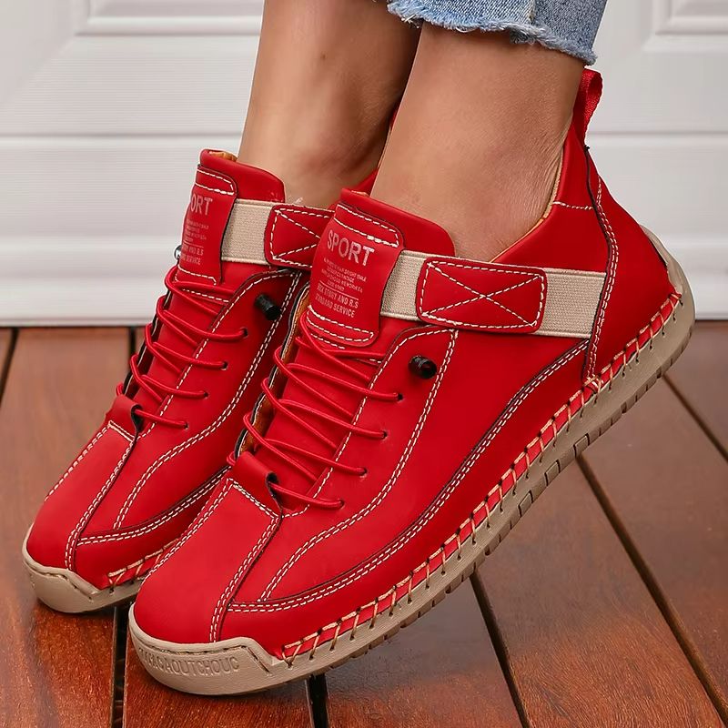 Womens MidTop Boots Retro British Style AntiSlip Workwear Shoes With Fashionable Design 11