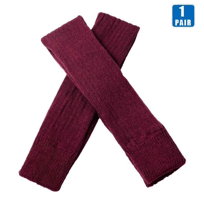 AOTOLK Leg Warmers for Women, Sexy Over The Knee Stockings with Hollowed Foot, Heel, Winter Warm Soft Long Socks, Gaiter