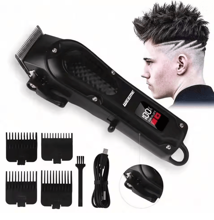 Professional USB Rechargeable Hair Clipper And Cordless Beard Trimmer For Men 2
