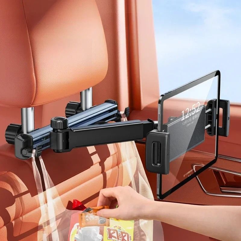 Telescopic Magnetic Tablet Phone Mount For Car Headrest 11