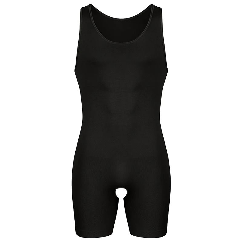 Men Compression Bodysuit Full Body Shaper Slimming Undershirt 5