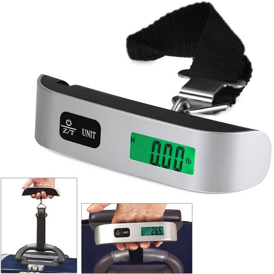 50kg Hanging Baggage Scale Digital Luggage Scale With LCD Display Portable Suitcase Weighing Scale 7