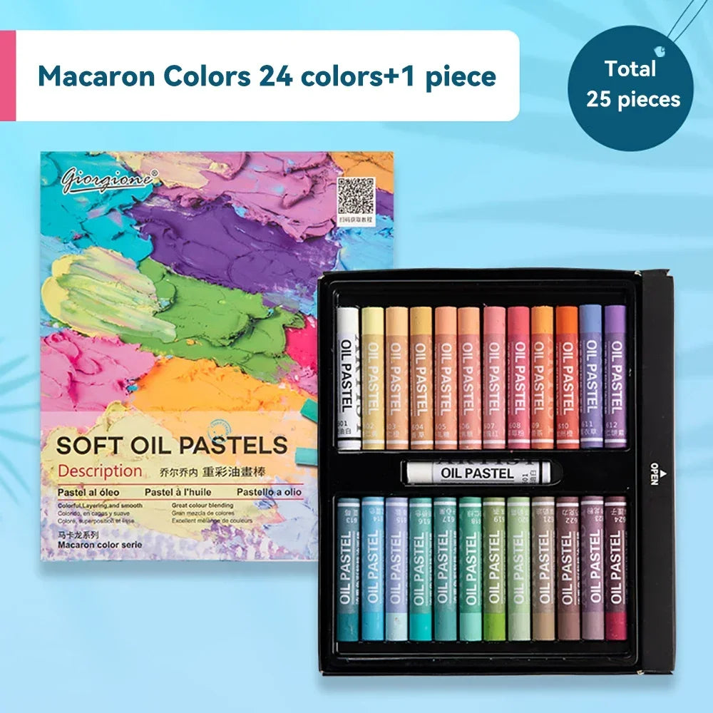 Professional Color Oil Pastel Set Soft Painting Crayons For Artists Beginners Students Drawing Gra 7
