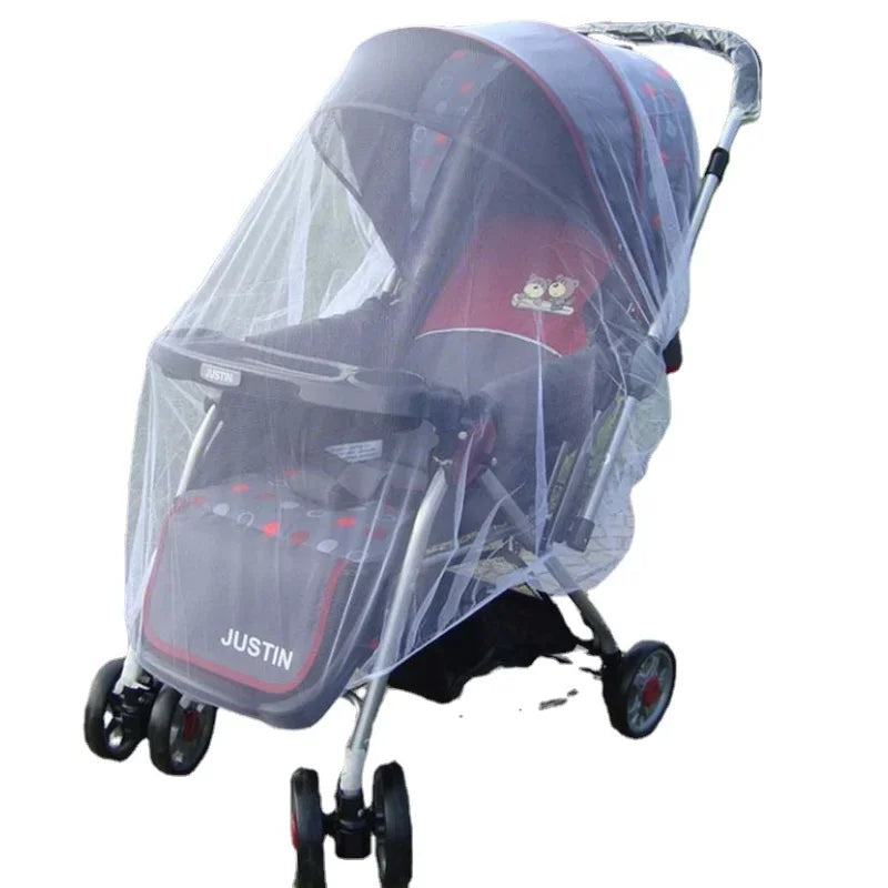 Breathable Baby Stroller Mosquito Net Universal Fit Insect Shield Mesh Prams Pushcarts Bassinets S 8