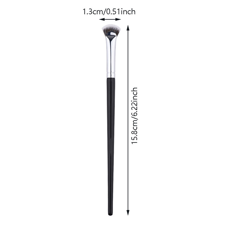 1PCS Fan Shaped Eyelash Brush Professional Makeup Tool, Soft No Shedding Mascara Brush, Highlighter Powder Smudge