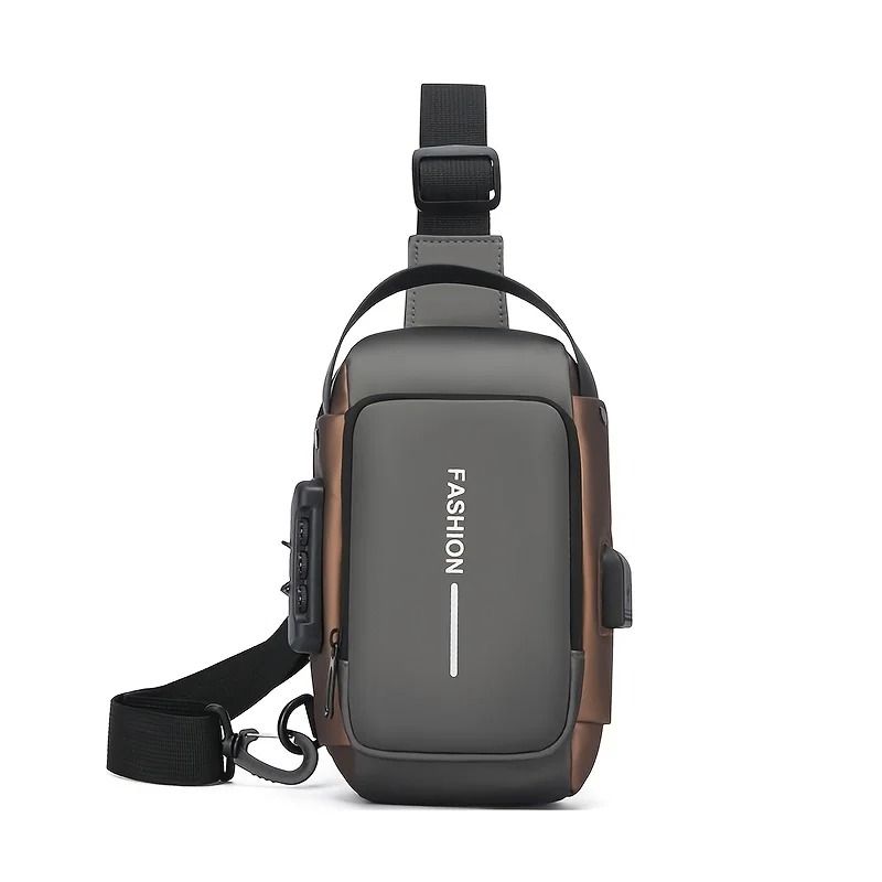 Mens Oxford Sling Bag Crossbody Chest Pack With Phone Pocket 10