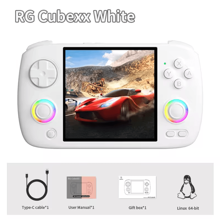 ANBERNIC RG Cubexx Retro Handheld Game Console With IPS Screen And WiFi 4