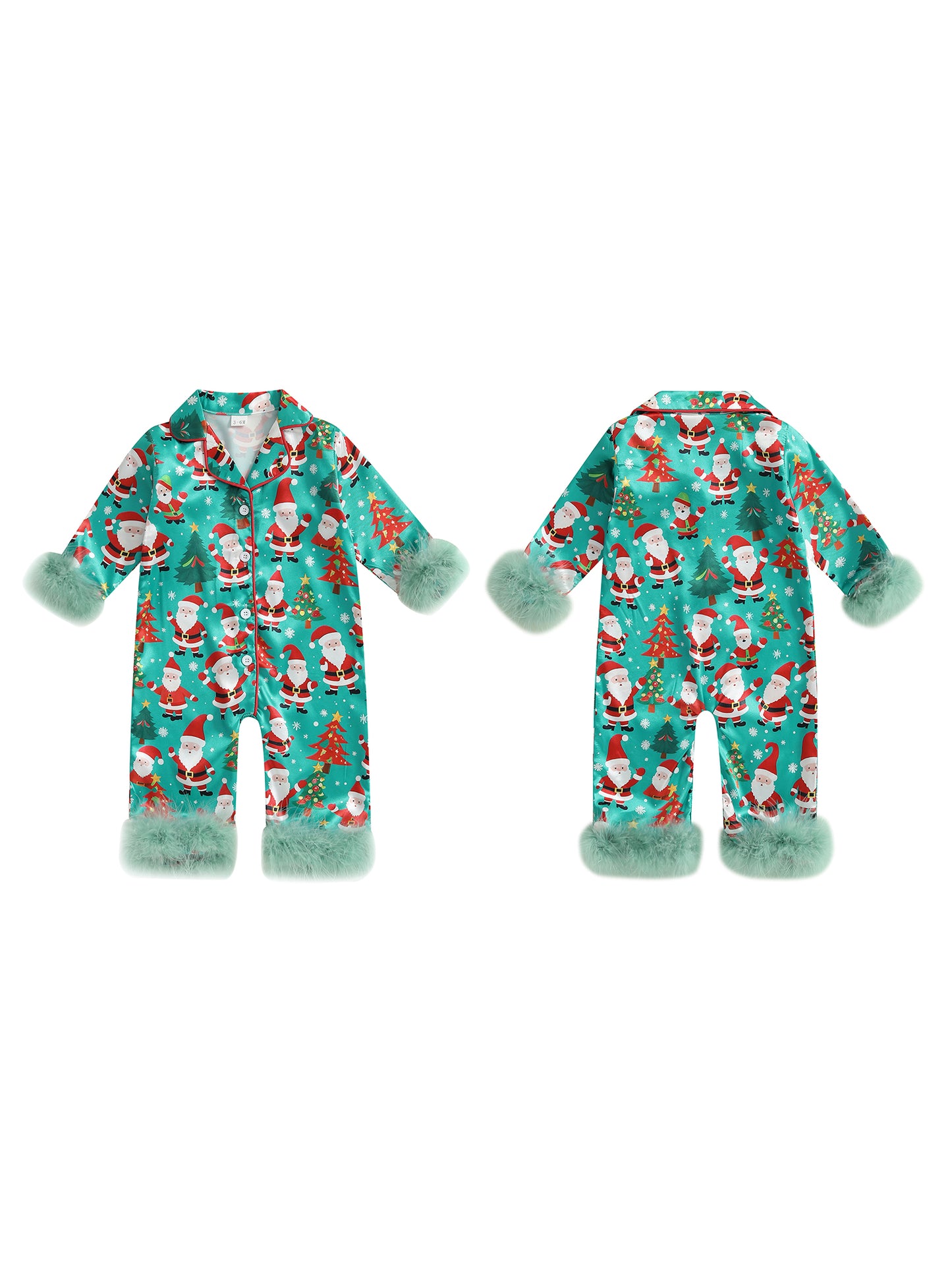 Cozy Reindeer Print Fleece Footed Sleeper Toddler Christmas Jumpsuit Pajamas With Zipper Front Hoo 2