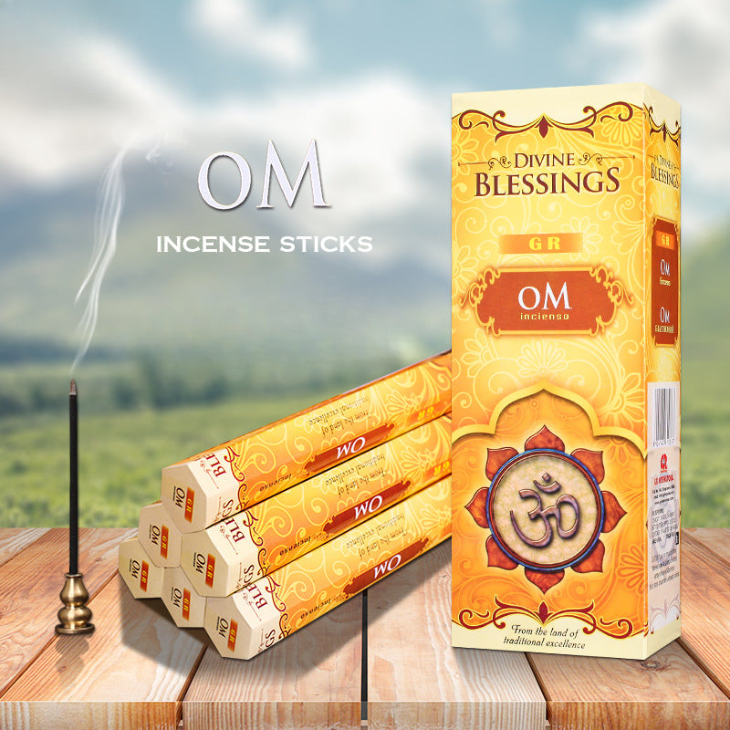 Indian Incense White Sage Meditation Lavender Rose Yoga Aromatherapy Sticks, Air Purifying & Deodorization