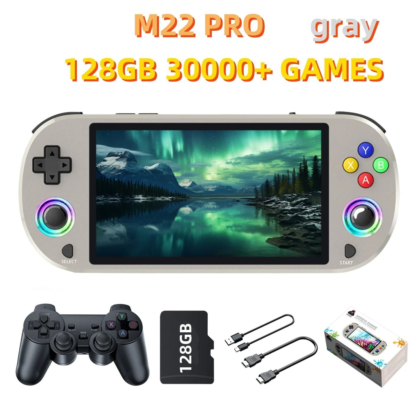 128GB Retro Handheld Video Game Console With 5 Inch IPS Screen And 20000 Built In Games 8