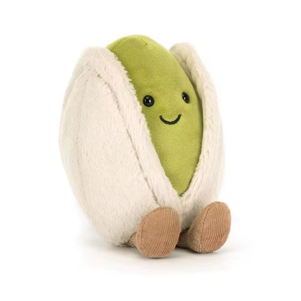 Adorable Stuffed Pistachio Doll By JELLYCAT12cm Lovely Plushie ToyCute Living Room Decoration Coll 4