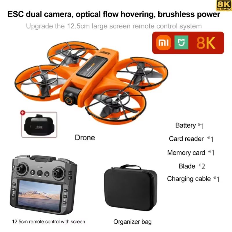 Xiaomi S156 Drone With GPS 8K Dual Camera Quadcopter Brushless Motors 360 Obstacle Avoidance 12