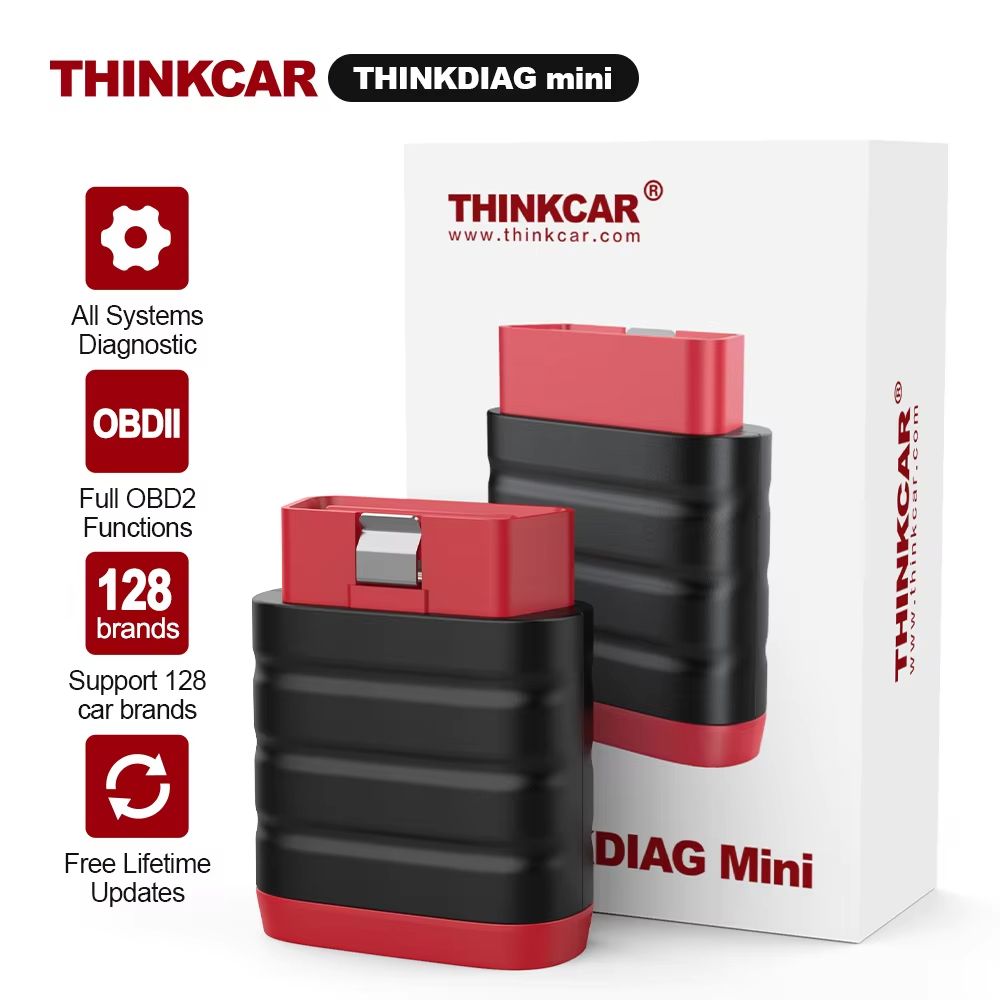 THINKCAR Thinkdiag Mini Bluetooth OBD2 Scanner FullSystem Car Diagnostic Tool Fault Code Reader 6