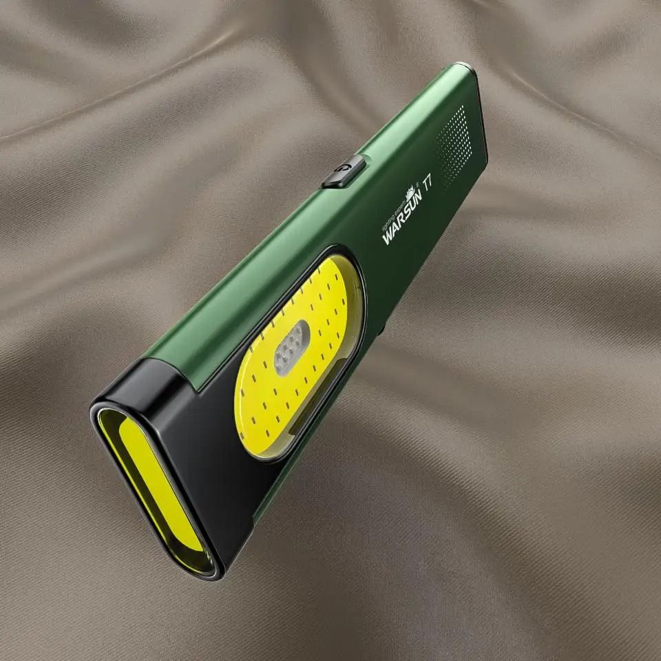 Mini LED Keychain Flashlight 450 Lumens Portable Rechargeable Pocket Torch With Magnet 8