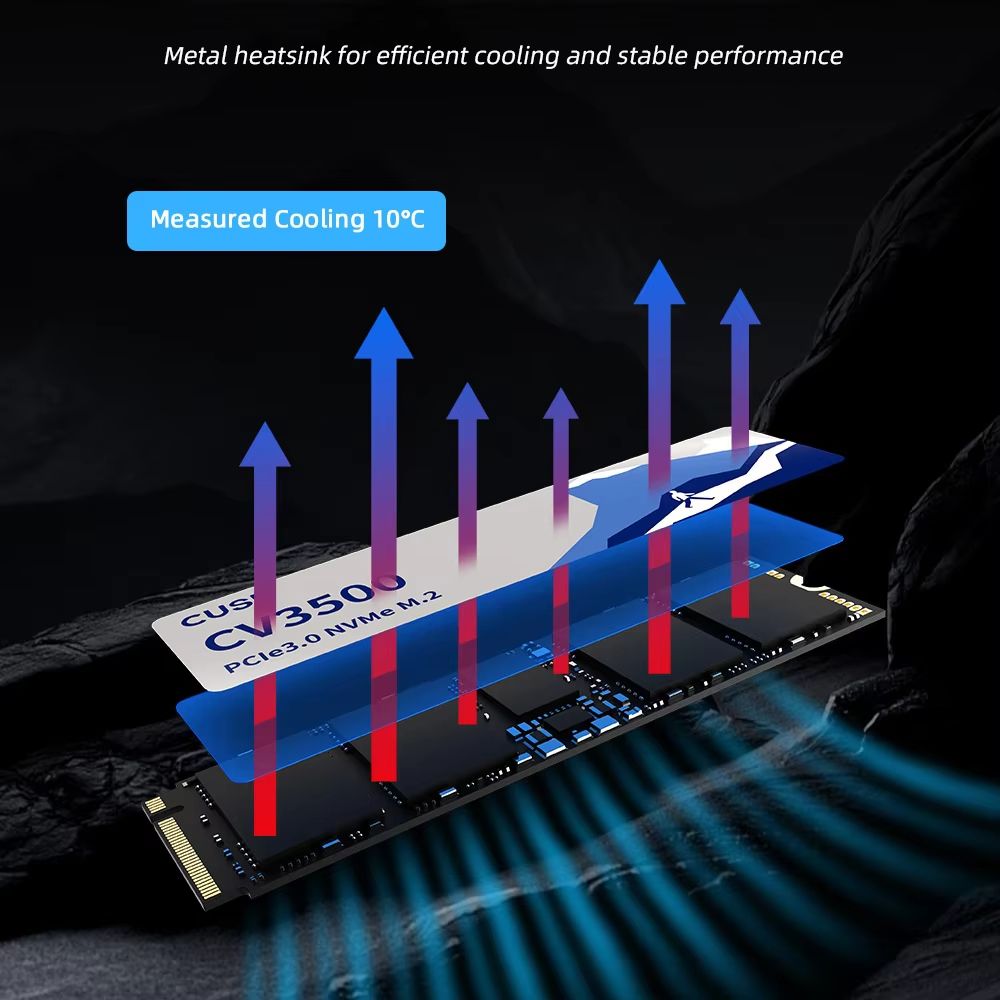 CUSU M2 NVMe SSD 256GB 512GB 1TB 2TB PCIe 30x4 Solid State Drive For Laptops Desktops 5