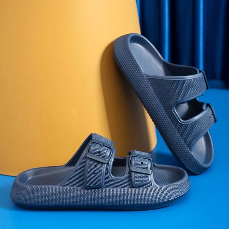 Platform Slippers For Women Soft Sole Cloud Slides Summer Non Slip Beach Sandals 13