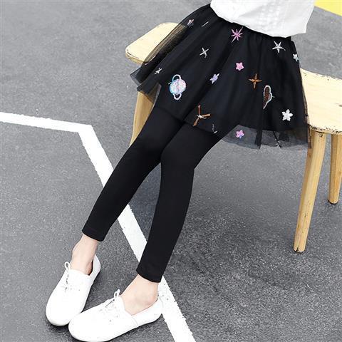 New Spring Autumn Skirt Leggings Girls Kids Casual Pants Comfortable Cute Baby Clothes Children Clothing Dress Up