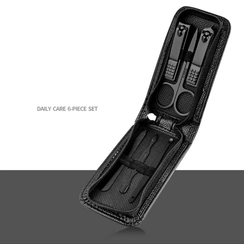 Nail Scissors Set Portable Household High End Nail Clippers Special Manicure Beauty Tools For Men A 6