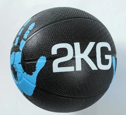 2kg Solid Rubber Medicine Slam Ball Fitness Training Equipment For Total Body Slams Power And Agili 4
