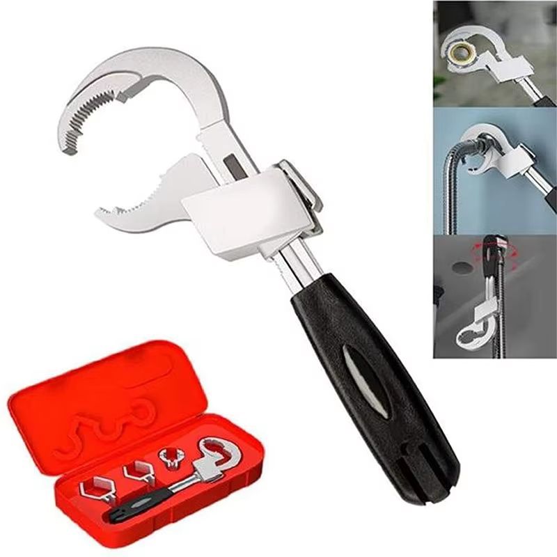 Universal Adjustable Sink Wrench Multipurpose Plumbing Spanner For Bathroom And Kitchen Repair 7