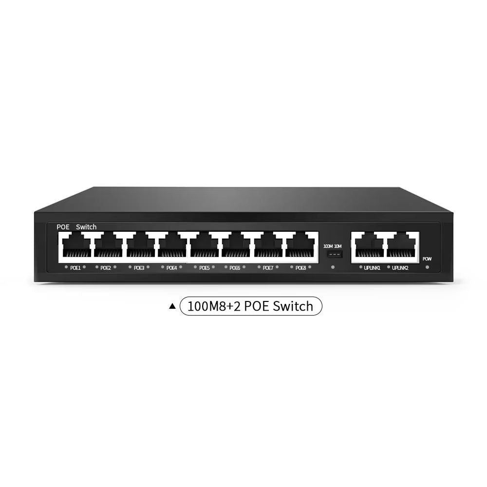 468 Port POE Switch 100Mbps Smart RJ45 Injector For IP Cameras NVR Wireless Access Points 7