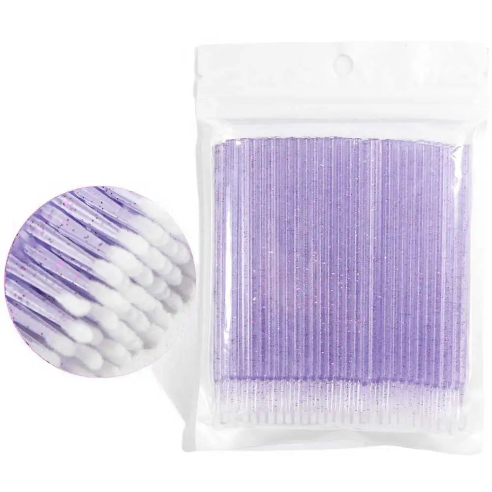 Crystal Disposable Eyelash Brushes Microbrushes For Precise Lash Extensions SingleUse Tools For Be