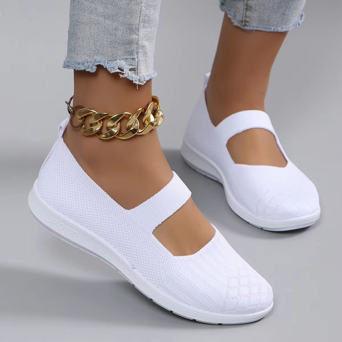 Womens Lightweight Breathable Sports Shoes Fashionable NonSlip Casual Sneakers 6