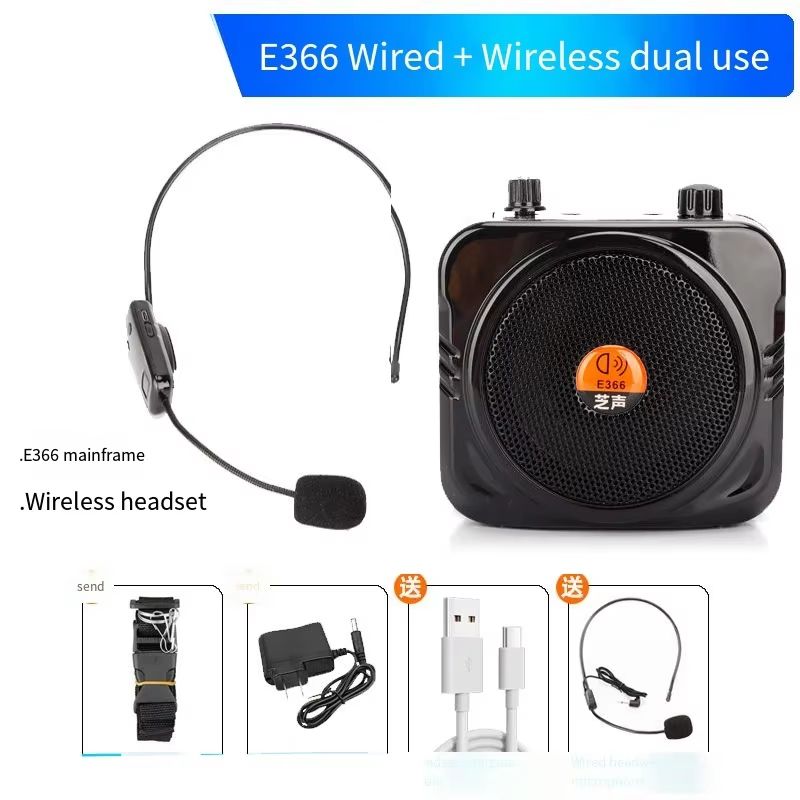 25W Bluetooth Amplifier Speaker With Wired Wireless Microphone Classroom Tour Guide And Event Voi 9