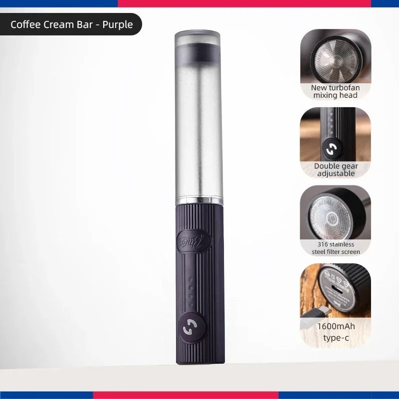 Mini Electric Milk Frother USB Handheld Coffee Whisk Mixer 15