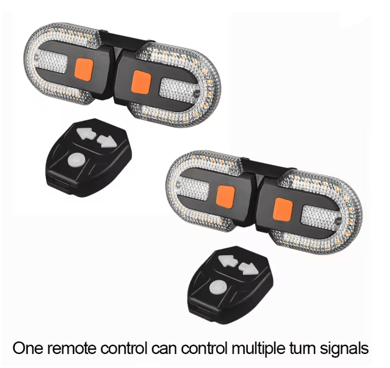Wireless Bike Turn Signal Light With Remote Control 4