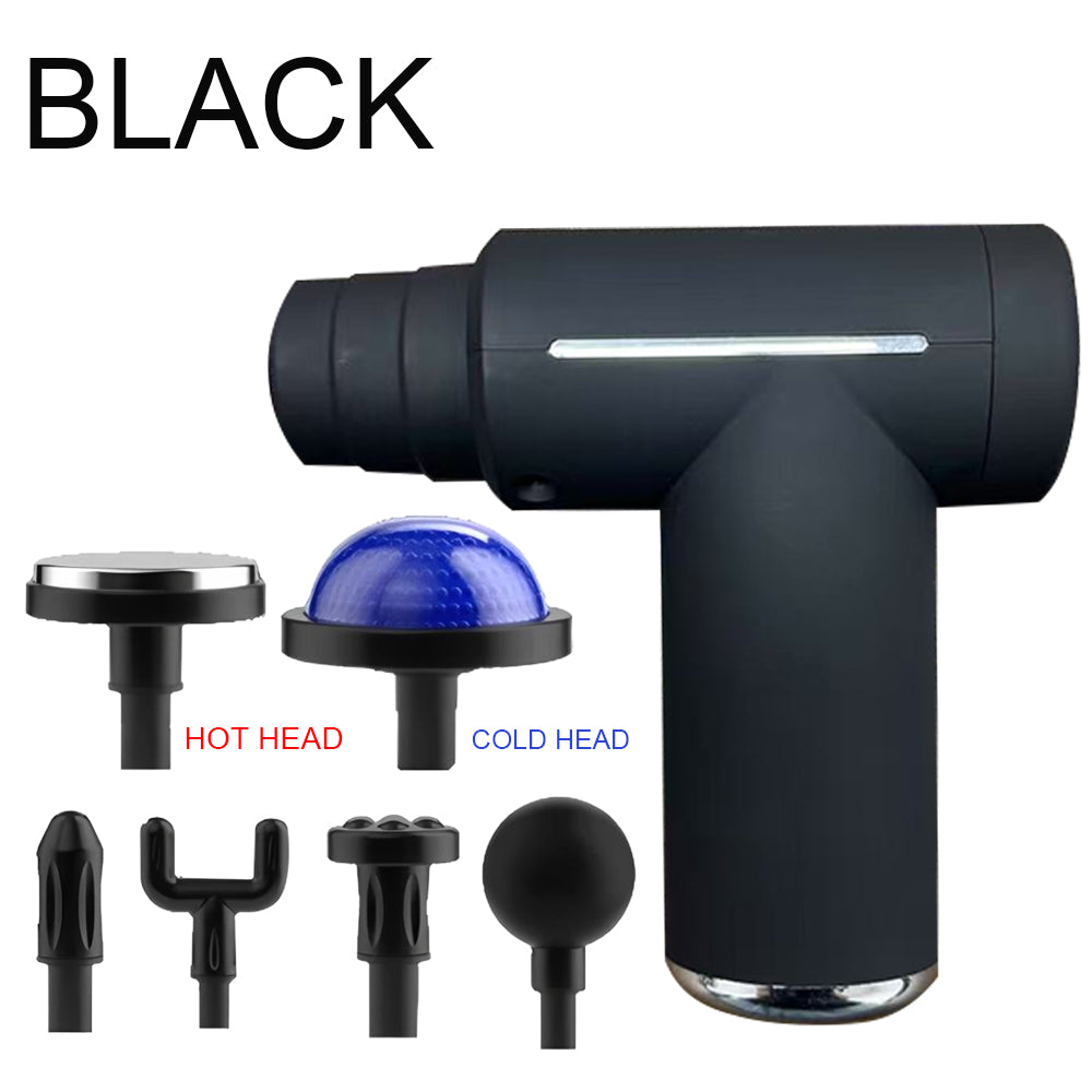 Deep Handheld Percussion Massager For Body, Mini Muscle Massage Gun, Back Neck Leg Cold And Hot Compress Fascia Gun