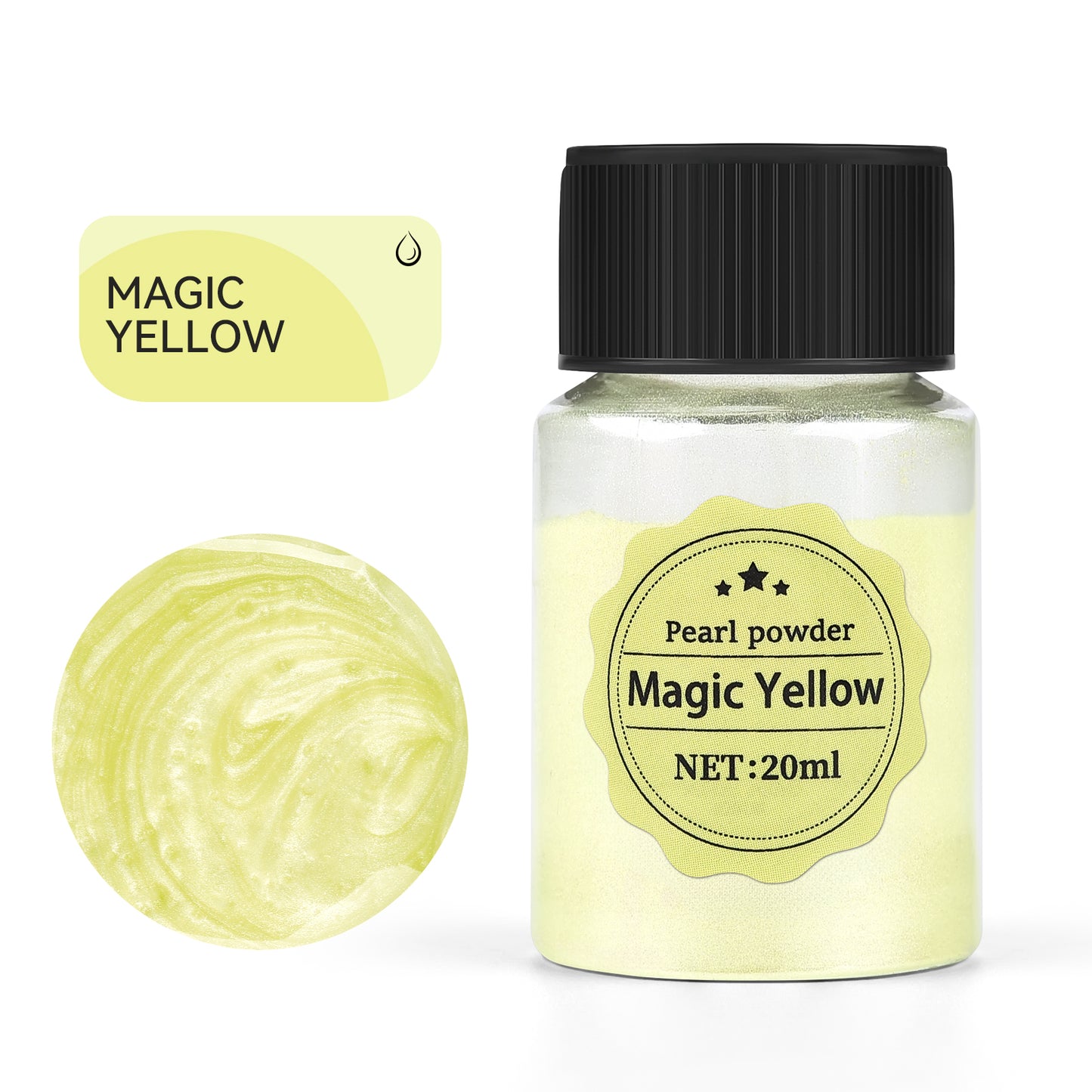 Mica Powder Mirror Natural Mica Pearl Powder Dye for Epoxy Resin, Candle, Soap, Slime, DIY Jewelry & Crafts Pigment