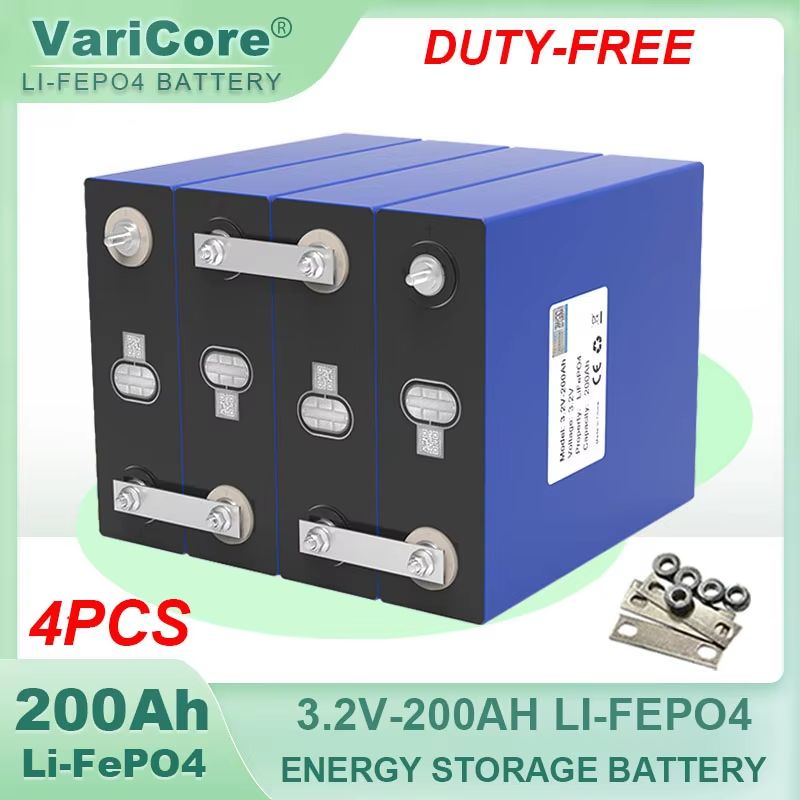 4PCS LiFePO4 Rechargeable Battery Pack 32V 280Ah360Ah Deep Cycle Power Cells For Solar RV Golf Car 17