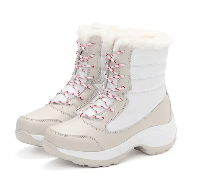 Womens Waterproof Winter Snow Boots With Fur Lining 7