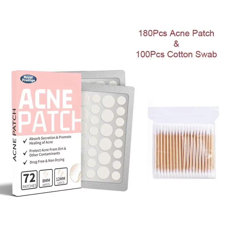 Invisible Hydrocolloid Acne Patches Waterproof Pimple Removal Spot Repair Stickers 72180pcs 7