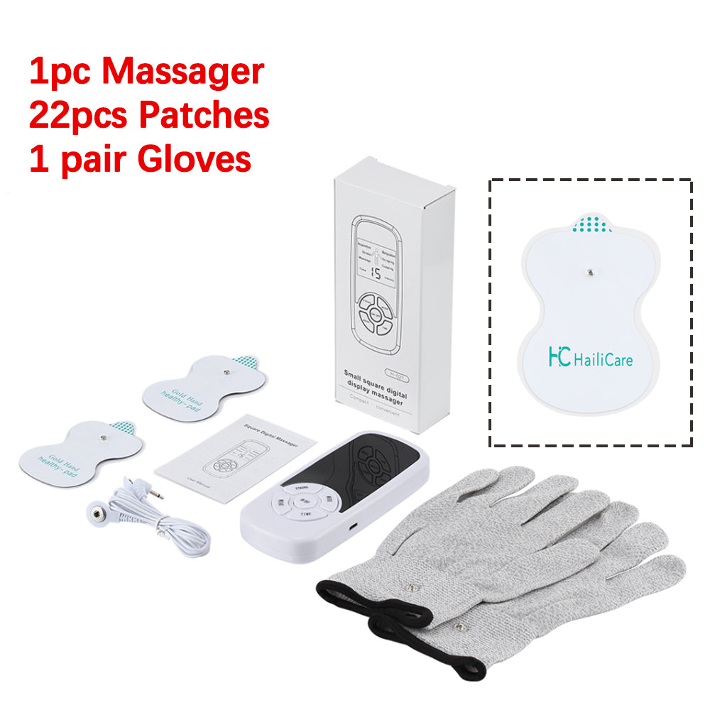 Digital Massage Tool Healthy Care Patchs, 6 Modes Tens Electric Massager for Back Waist Knee Full Body Stimulator