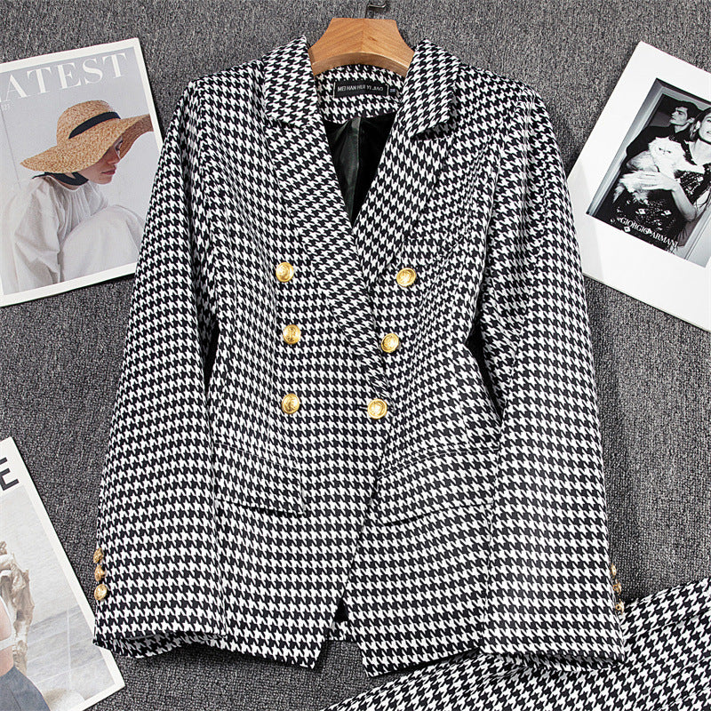 Fashion Casual Suit Blazers for Women, Solid Color Slim Fit Blazer, Spring and Autumn Jacket, Winter Office Wear