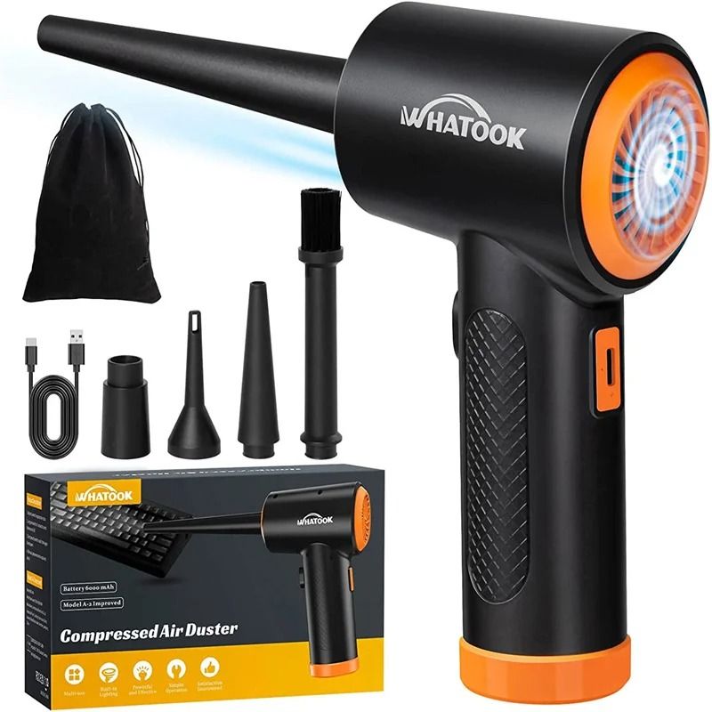 Electrical Dust Blower 3 Speed 60000 RPM Air Duster For Electronics And Office Equipment 6